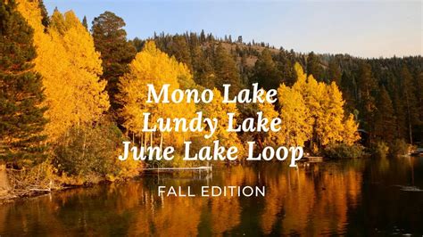 [4K] 🍂🍁Fall colors | Mono Lake, June Lake Loop, Lundy Lake - YouTube