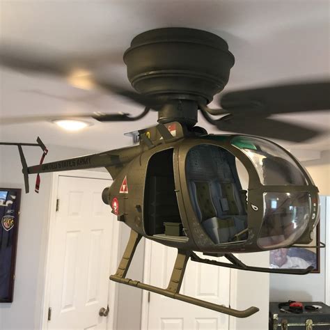 OH-6 Helicopter Ceiling Fan - Inspire the Uninspired | JoeBurlas.com