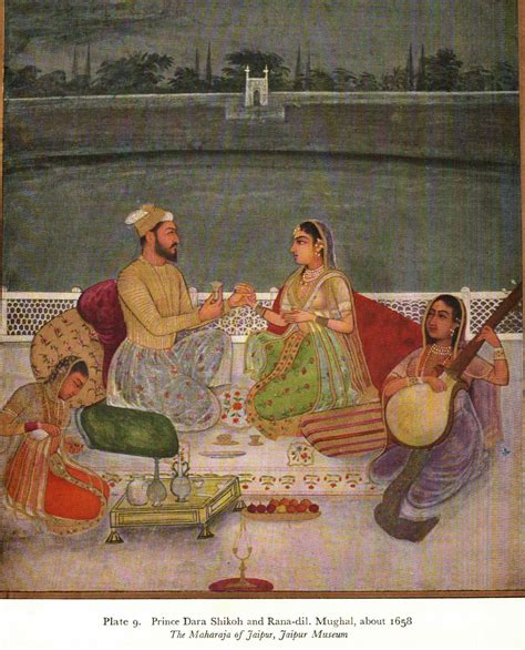 Prince Dara Shikoh and Rana-dil. Mughal, ca. 1658, Jaipur Museum | Painting, Art, Mughal