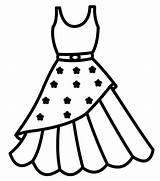 Dibujos De Vestidos Para Colorear sketch template