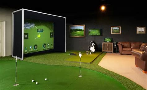 Golf practice at home in 2021 | Home golf simulator, Golf simulators ...