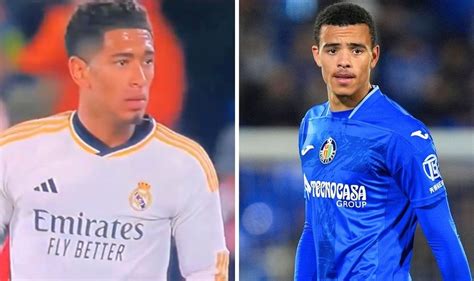 Fans convinced Jude Bellingham said shocking insult to Mason Greenwood as Getafe 'ask La Liga to ...