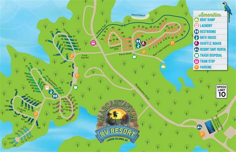 Lake Lanier RV Resort Map | Margaritaville RV Resort Lanier Islands