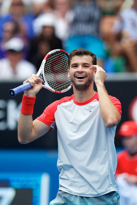 Grigor Dimitrov at the 2014 Australian Open