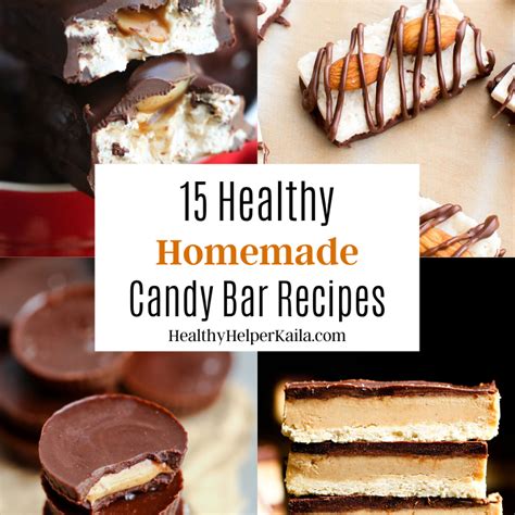 15 Healthy Homemade Candy Bar Recipes • Healthy Helper