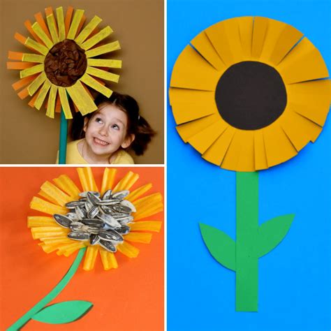 21 Sunflower Crafts using Paper, Recyclables, and more!