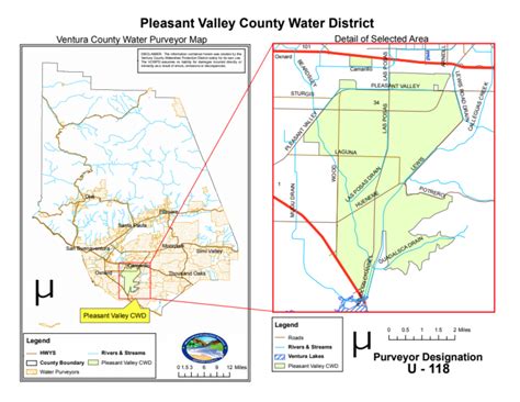 Service Area Map - Pleasant Valley County Water District