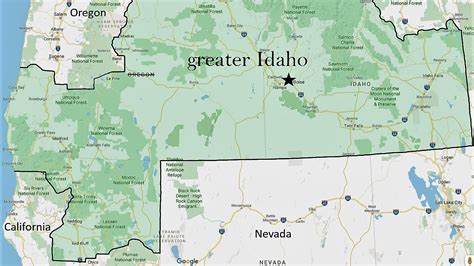 Greater Idaho movement: Merging Idaho with parts of Oregon, California