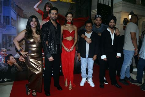 Ananya Panday, Ayushmann Khurrana, Ekta Kapoor, Manjot Singh, Raaj Shaandilyaa, Rajpal Yadav ...