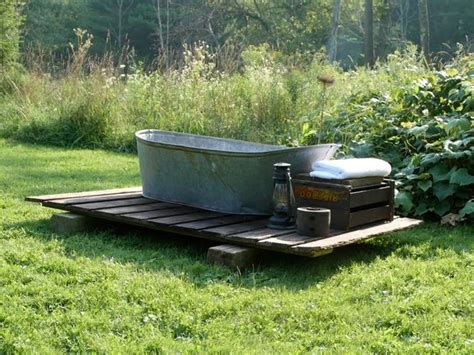 Two Men and a Little Farm: OUTDOOR SOAKING TUB