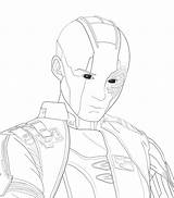 Marvel Nebula Coloring Pages sketch template