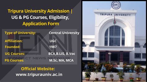 Tripura University Admission 2024 | Courses, Dates & Latest Updates