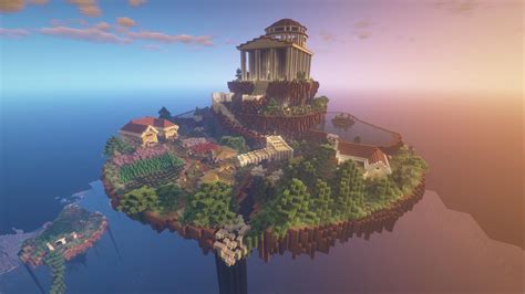 My Floating Island Megabase Finally Comeplete : r/Minecraftbuilds