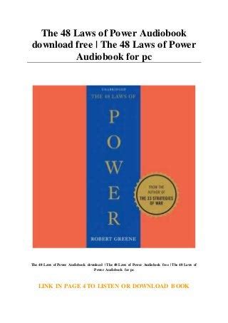 The 48 Laws of Power Audiobook download free | The 48 Laws of Power A…