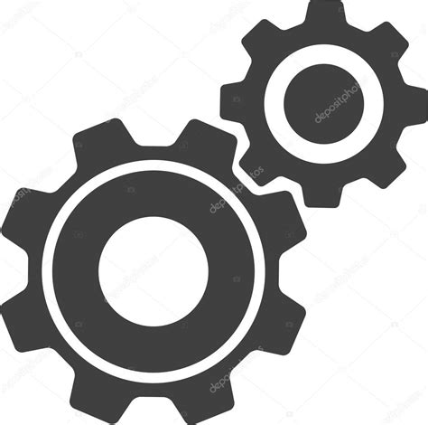 Vector Cog Settings Icon Symbol Stock Vector Image by ©mikefirsov #35236847