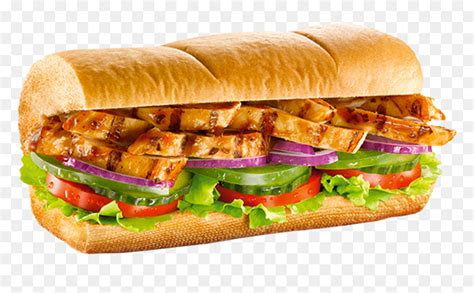 Chicken Teriyaki Sub Sandwich - Subway Chicken Teriyaki Tag, HD Png Download - vhv