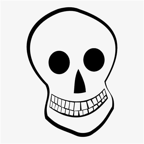 Skull Skeleton Clipart, Explore Pictures - Cartoon Cute Skeleton Head PNG Image | Transparent ...