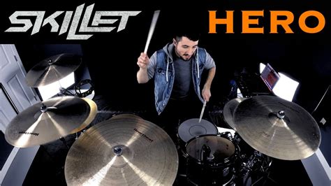 Skillet - Hero - Drum Cover - YouTube