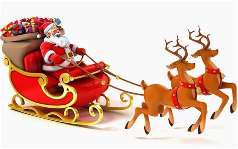 Free Santa Reindeer Cliparts, Download Free Santa Reindeer Cliparts png ...