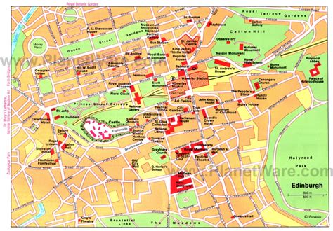 Edinburgh Street Map Printable - Printable Maps