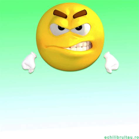 Angry Smiley Gif