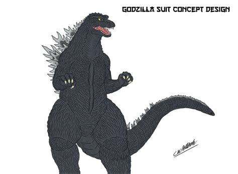 Godzilla Suit Concept Design by cwpetesch on DeviantArt