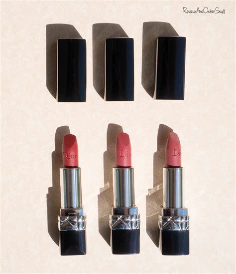 Dior. Rouge Dior Matte Lipsticks Review