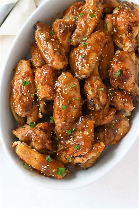 Honey Garlic Chicken Wings (Oven Baked) - Savvy Saving Couple