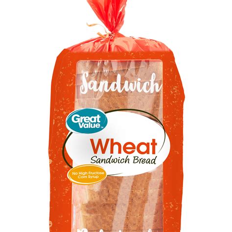 Great Value Wheat Sandwich Bread, 20 oz - Walmart.com