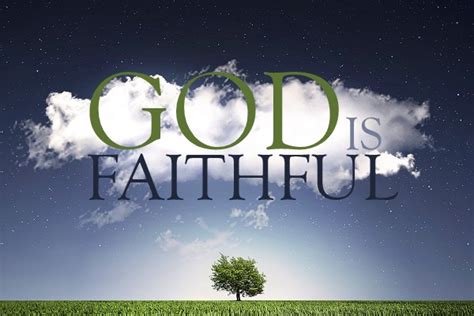 God is Faithful – Bible Baptist Church