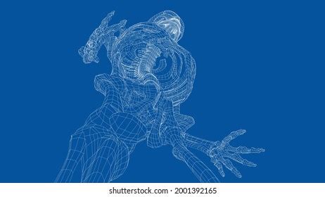 Human Skeleton Vector Rendering 3d Wireframe Stock Vector (Royalty Free) 2001392165 | Shutterstock