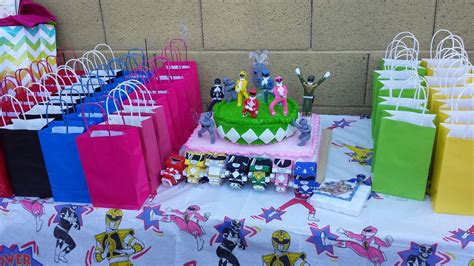 Mighty Morphin Power Rangers Birthday Party Ideas | Photo 3 of 10 ...