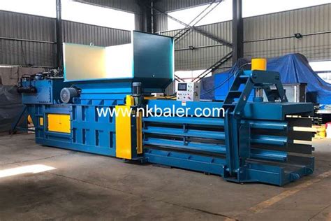 fully automatic horizontal hydraulic baler, waste carton cardboard pressure block machine ...