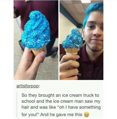 free ice-cream?? aww that's pretty cool | Ice cream man, Wholesome pictures, Tumblr stories