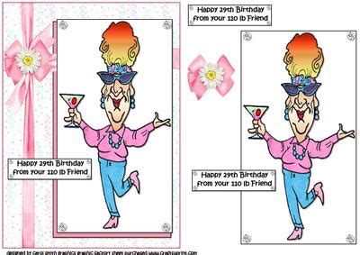 Edna Says Happy Birthday Friend Quick Card - CUP311642_1209 | Craftsuprint