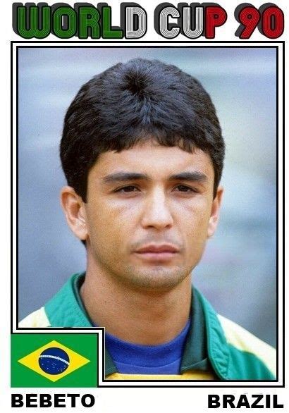 Bebeto - Brazil - Itália 90. | Futebol pelo mundo, Lendas do futebol, Bebeto