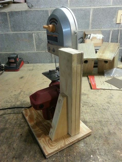 HF porta-band stand side. | Portable band saw, Metal working, Diy tools