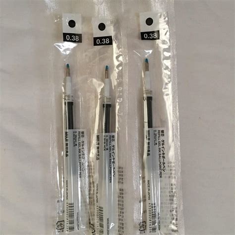 Muji Refill Gel Ink Ballpoint Pen, Hobbies & Toys, Stationary & Craft ...