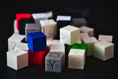 calibration cube, 3d printer, 3d printing, 3d design, 3d model, plastic ...