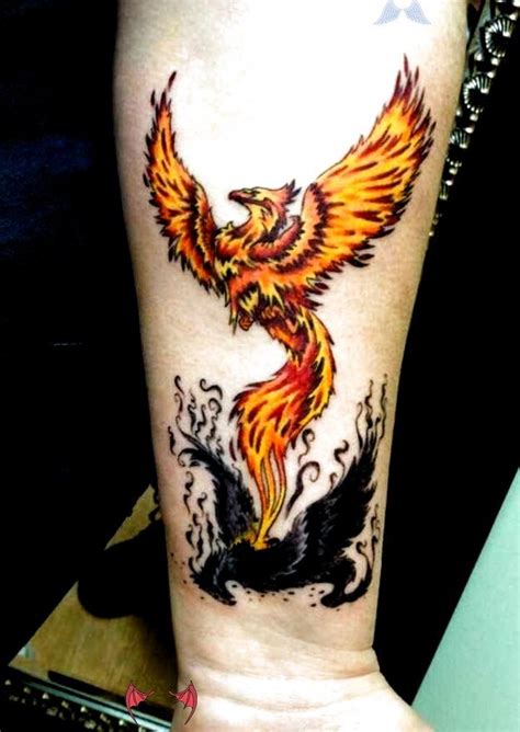 Fire Phoenix Tattoo