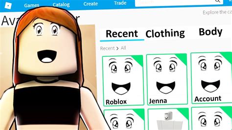 MAKING JENNA THE HACKER a ROBLOX ACCOUNT - YouTube