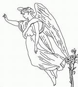 Angel Printable Coloring Pages sketch template