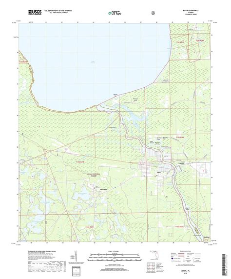 MyTopo Astor, Florida USGS Quad Topo Map