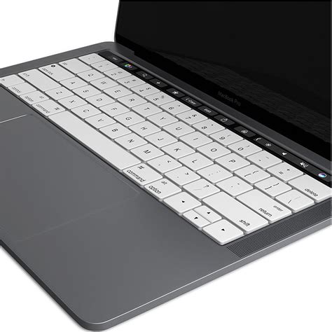 Keyboard Cover for MacBook Pro Touch Bar 13 / 15-inch (White)