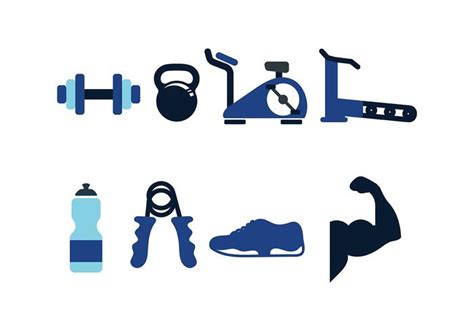 Fitness Icon Pack Vector 136421 Vector Art at Vecteezy