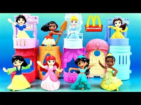 2021 McDonald's Disney Princess Happy Meal Toys Full Set of 8 : kidsmeal