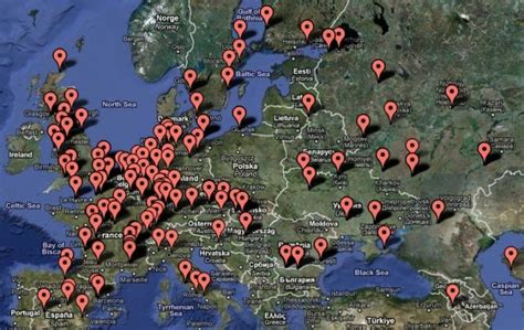 Nuclear power plants in Europe (currently operating, closed and planned) [640 x 404] : MapPorn