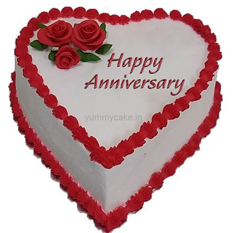 Anniversary Heart Shaped Cake Online | Best Design | DoorstepCake