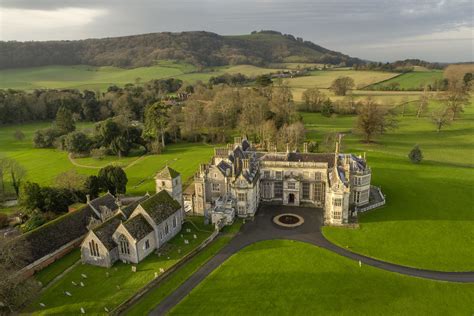 Wiston House | Aerial shot of Wiston House nestled in the Su… | Flickr