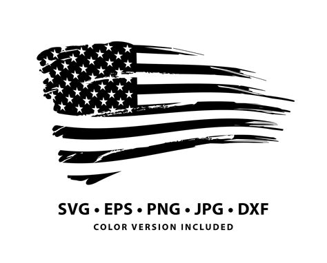 287+ Cricut Distressed American Flag Svg Free